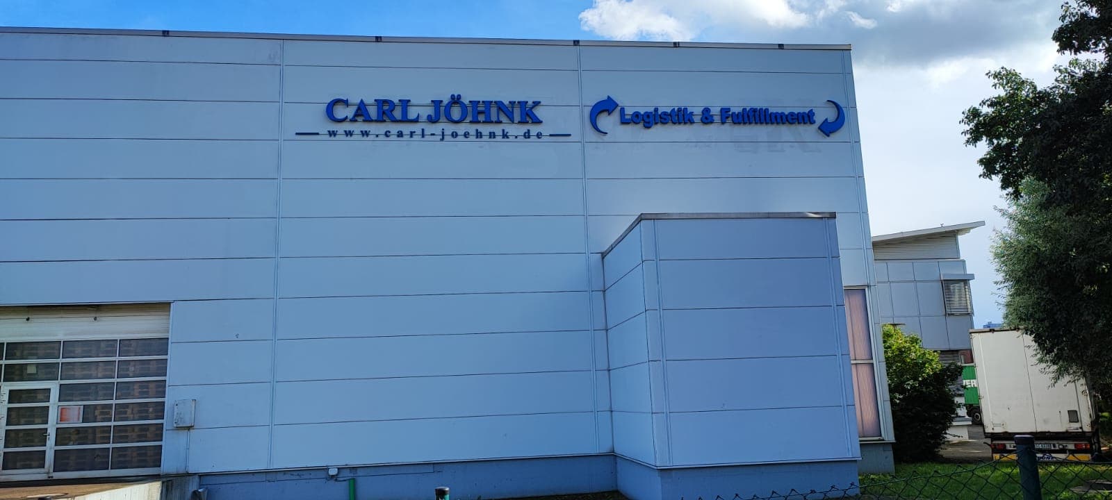 Werbeschild Carl Jöhnk